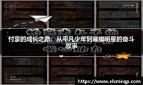 付豪的成长之路：从平凡少年到璀璨明星的奋斗故事
